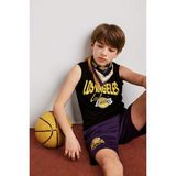 DeFacto NBA Los Angeles Lakers Bisiklet Yaka Atlet Erkek Çocuk H2955A826HS - 8 - 9 Yaş - Siyah-BK81