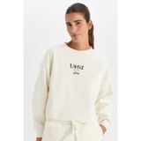 DeFacto NBA Los Angeles Lakers Bisiklet Yaka Sweatshirt D0682AX24AU