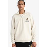 DeFacto NBA Los Angeles Lakers Oversize Geniş Kalıp Dik Yaka Yarım Fermuarlı Jakarlı Sweatshirt
