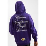 DeFacto NBA Los Angeles Lakers Oversize Geniş Kalıp Kapüşonlu Sırt Baskılı Sweatshirt D0671AX24AU