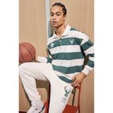 DeFacto NBA Milwaukee Bucks Boxy Fit Polo Yaka Sweatshirt F5127AX25AU