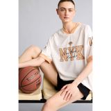 DeFacto NBA New York Knıcks Oversıze Mesh Forma Kumaş Kısa Kollu Tişört G9461AX26SM