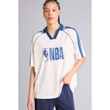 DeFacto NBA Wordmark Oversıze Polo Yaka Tişört G0706AX26SP