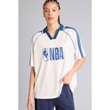 DeFacto NBA Wordmark Oversıze Polo Yaka Tişört