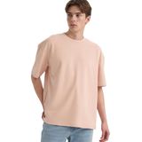 DeFacto Nefes Alabilen Oversize Tişört, M, X3926AZ26SP, Pembe-PN287, Erkek