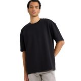 DeFacto Nefes Alabilen Oversize Tişört, S, E801GY118599, Siyah, Erkek