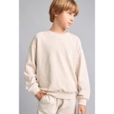 DeFacto Okul Oversıze Bisiklet Yaka Bej Sweatshirt Erkek Çocuk H7135A826AU