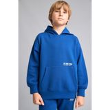 DeFacto Okul Regular Fit Kapüşonlu Baskılı Kanguru Cepli Kalın Kumaş Sweatshirt Erkek Çocuk H9682A826WN