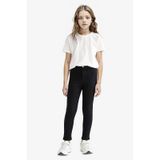 Defacto Okula Dönüş Skinny Fit Siyah Kız Çocuk Jean Pantolon E5875a8/bk27 Siyah