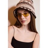 DeFacto Örme Bucket Şapka, Standart, G8064AX26SM, Kahve-BN450, Kadın
