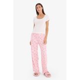 DeFacto Örme Pijama Takımı Pembe, XL, G1675AX26SP, Pembe-PN149, kadın