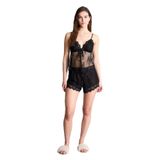 DeFacto Örme Pijama Takımı Siyah, S, H1380AX26SP, Siyah-BK81, kadın