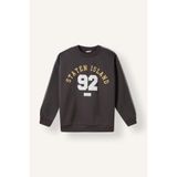 DeFacto Overshırt Fıt Bisiklet Yaka Baskılı İçi Yumuşak Tüylü Kalın Sweatshirt Kumaşı Sweatshirt Erkek Çocuk