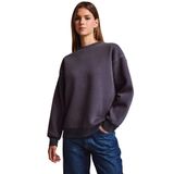 DeFacto Overshirt Fit Bisiklet Yaka Sweatshirt, S, G3320AX25AU, Gri, kadın