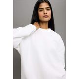 Defacto Oversıze Basıc Kalın Sweatshirt, 2XL, F9628AX25AU, Ekru-ER105, Kadın, XXL