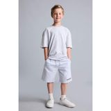 DeFacto Oversize Baskılı Optik Açık Gri Melanj Şort Erkek Çocuk H7915A826HS - 9 - 10 Yaş - Gri-GR400