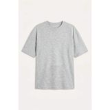 DeFacto Oversize Bisiklet Yaka Kısa Kollu Basic Tişört Erkek Çocuk G6486A826SM - Gri-GR400 - 9 - 10 Yaş