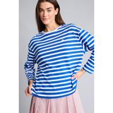 DeFacto Oversıze Bisiklet Yaka Kol Baskılı Sweatshirt, L, H5423AX26SM, Beyaz-WT32, kadın