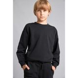 DeFacto Oversize Bisiklet Yaka Siyah Sweatshirt Erkek Çocuk H7135A826AU - Siyah-BK81 - 9 - 10 Yaş