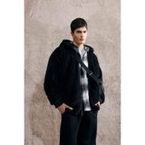 DeFacto Oversize Fermuarlı Mont F5721AX25WN, XL, Oversize Fermuarlı Mont, Siyah-BK27, Erkek