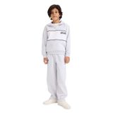 DeFacto Oversize Geniş Kalıp Beli Lastikli Baskılı Eşofman Altı Erkek Çocuk, 9-10 Yaş, G5635A825CW, Gri-GR400, Erkek Çocuk