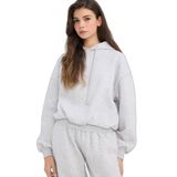DeFacto Oversize Kapüşonlu Sweatshirt, M, G7353AX25CW, Gri-GR4, kadın