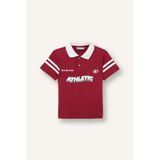 DeFacto Oversıze Polo Tişört Erkek Bebek, 4/5 Yaş (110cm), G7483A526SM, Bordo, Erkek bebek