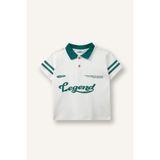 DeFacto Oversıze Polo Tişört Erkek Bebek, 9-12 Ay (80cm), G7483A526SM, Ekru, Erkek bebek