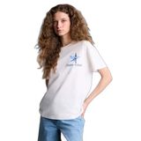 DeFacto Oversize Sırt Baskılı T-Shirt Beyaz, XL, G9005AX26SM, Beyaz-WT32, Kadın