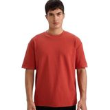 DeFacto Oversize Tişört Bordo, M, F9856AX26SP, Bordo-BR91, Erkek