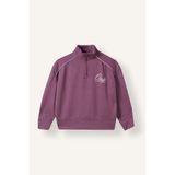 DeFacto Oversıze Yarım Fermuarlı Modal Sweatshirt Kız Çocuk