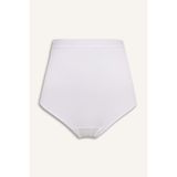 DeFacto Pamuklu Brief Külot, L, H2279AX26SM, Beyaz-WT32, kadın