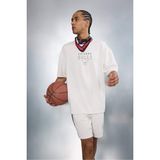 DeFacto Pamuklu NBA Chicago Bulls Relax Fit Bisiklet Yaka Kısa Kollu Tişört F9789AX26SP - Bej-BG662