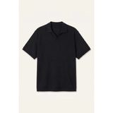 DeFacto Pamuklu Regular Fit Büyük Beden Kısa Kollu Polo Tişört H2118AX26SP - Siyah-BK81 - 4XL