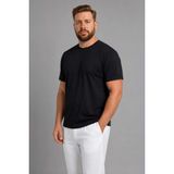 DeFacto Pamuklu Regular Fit Büyük Beden Kısa Kollu Tişört H2119AX26SP - Siyah-BK81 - 3XL