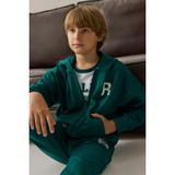 DeFacto Pamuklu Regular Fit Uzun Kollu Baskılı Kapüşonlu Cepli Fermuarlı Sweatshirt Hırka Erkek Çocuk H9848A826AU