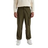 DeFacto Pantolon Relax Fit Kargo Cepli Lastikli Paça, 36, A5301AX23AU, Haki-KH477, Erkek