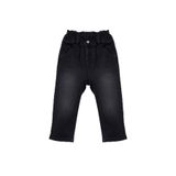 DeFacto Paperbag Jean Pantolon Kız Bebek, 4-5 Yaş, G3411A526SP, Siyah-NM40, Kız bebek