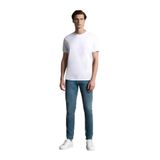 DeFacto Pedro Slim Fit Dar Kalıp Normal Bel Dar Paça Jean Pantolon, 28/30, E3366AX25SP, Yeşil-NM29, Erkek