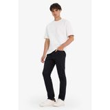 DeFacto Pedro Slim Fit Dar Kalıp Normal Bel Dar Paça Jean Pantolon, 29/30, R8788AZ25AU, Siyah, Erkek