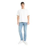 DeFacto Pedro Slim Fit Dar Kalıp Normal Bel Dar Paça Jean Pantolon, 32/32, G2614AX25AU, Mavi-NM39, Erkek