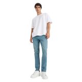 DeFacto Pedro Slim Fit Dar Kalıp Normal Bel Dar Paça Jean Pantolon, 38/32, F2928AX25AU, Yeşil, Erkek