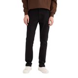 DeFacto Pedro Slim Fit Solmayan Renk Dar Kalıp Normal Bel Dar Paça Siyah Jean Pantolon, 32/32, S2711AZ25SP, Siyah-NM40, Erkek
