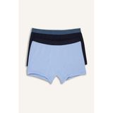 DeFacto Penye 2'li Boxer Erkek Çocuk, 7-8 Yaş, H5946A826SM, Lacivert-NV30, erkek-çocuk