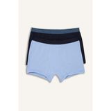 DeFacto Penye 2'li Boxer Erkek Çocuk H5946A826SM - Lacivert-NV30 - 7 - 8 Yaş