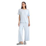DeFacto Pijama Takımı Kısa Kollu Mavi, S, G1983AX26SP, Mavi-BE772, kadın