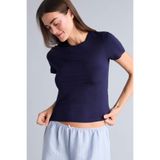 DeFacto Pijama Üstü Lacivert, XS, TYC70AF94758D186F3573EA00, Lacivert-NV134, Kadın