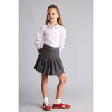 DeFacto Pileli Antrasit Mini Etek Kız Çocuk H9067A826AU - Antrasit-AR82 - 11 - 12 Yaş