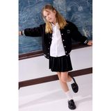 DeFacto Pileli Siyah Mini Etek Kız Çocuk H9067A826AU - Siyah-BK27 - 7 - 8 Yaş