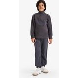 DeFacto Polar 2'li Takım Yarım Fermuarlı Sweatshirt Eşofman Altı Erkek Çocuk G4965A825WN - Antrasit-AR227 - 9 - 10 Yaş